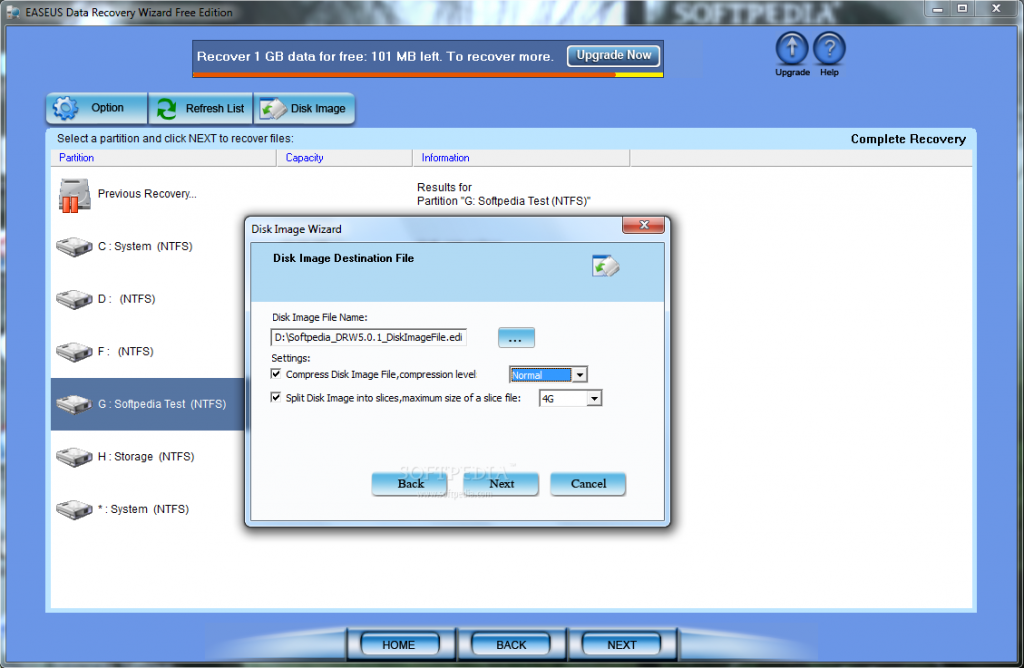 EaseUs Data Recovery Wizard