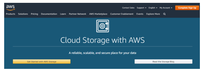 Cloud storage with AWS